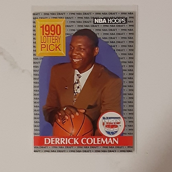 DERRICK COLEMAN BASKETBALL CARDS - Picture 3 of 14